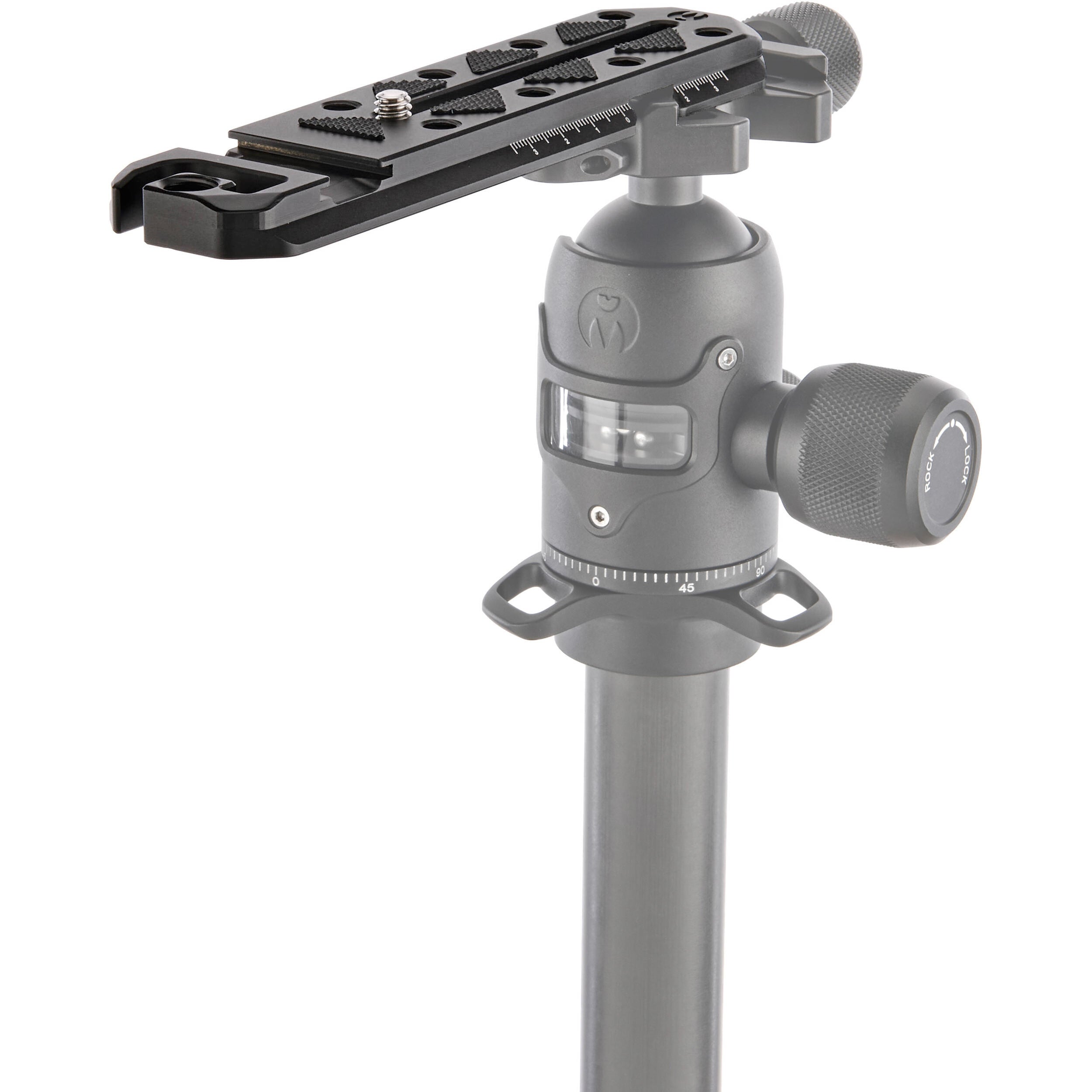 3 Legged Thing Ultra Plate Arca-Type quick release plate with multiple accessory mounting points.