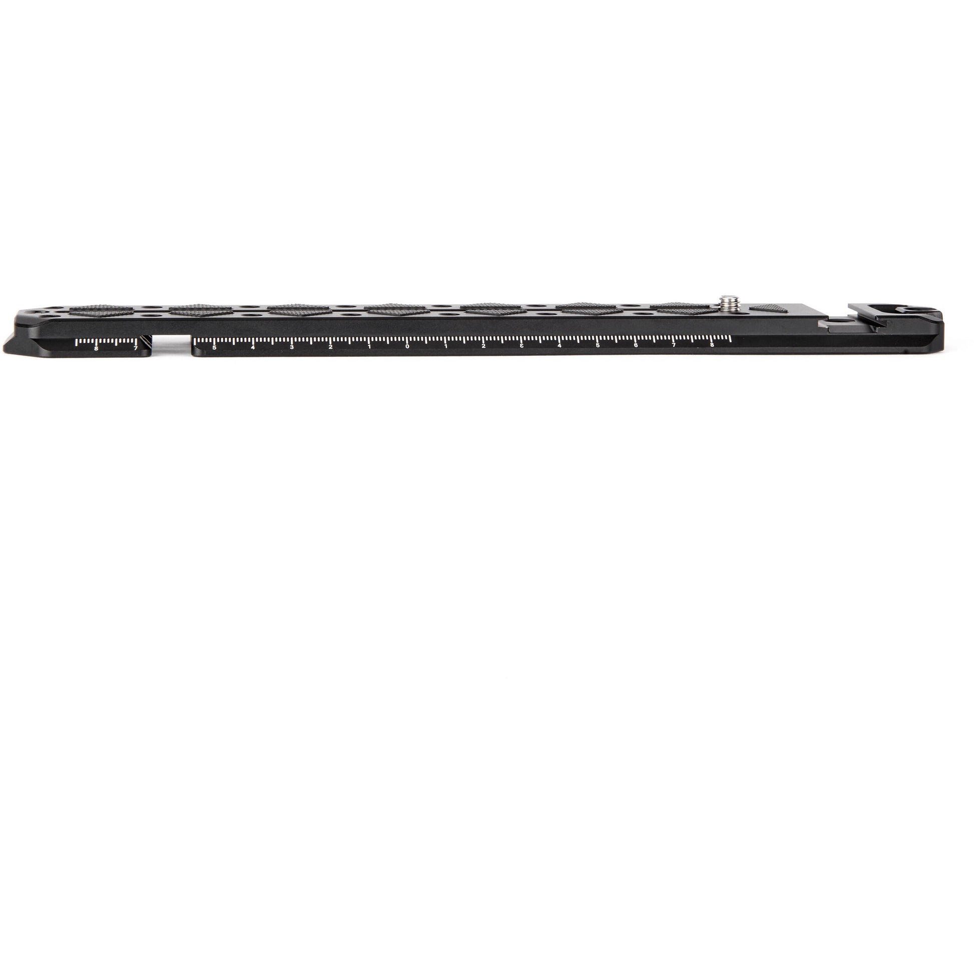 3 Legged Thing 250mm Ultra Plate in darkness finish with multiple mounting points for cameras and accessories.