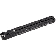 3 Legged Thing 250mm Ultra Plate in darkness finish with multiple mounting points for cameras and accessories.