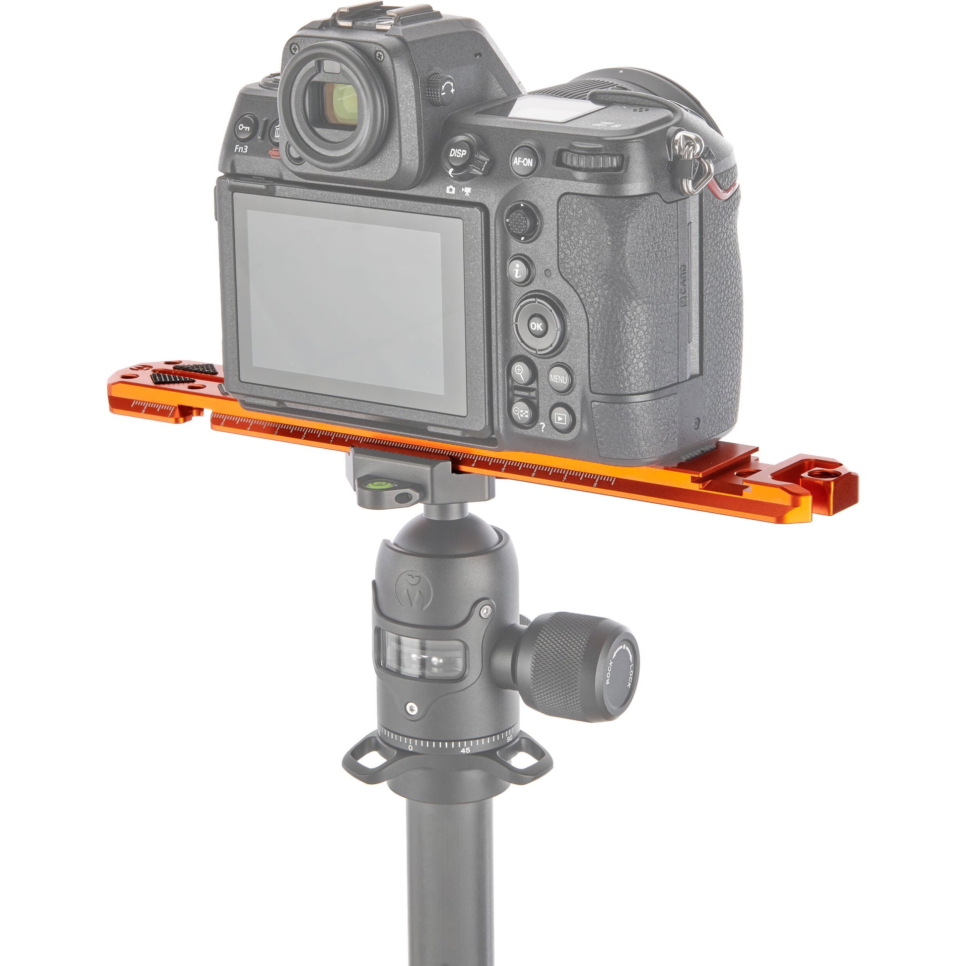 3 Legged Thing 250mm Ultra Plate in copper finish with multiple mounting points for cameras and accessories.