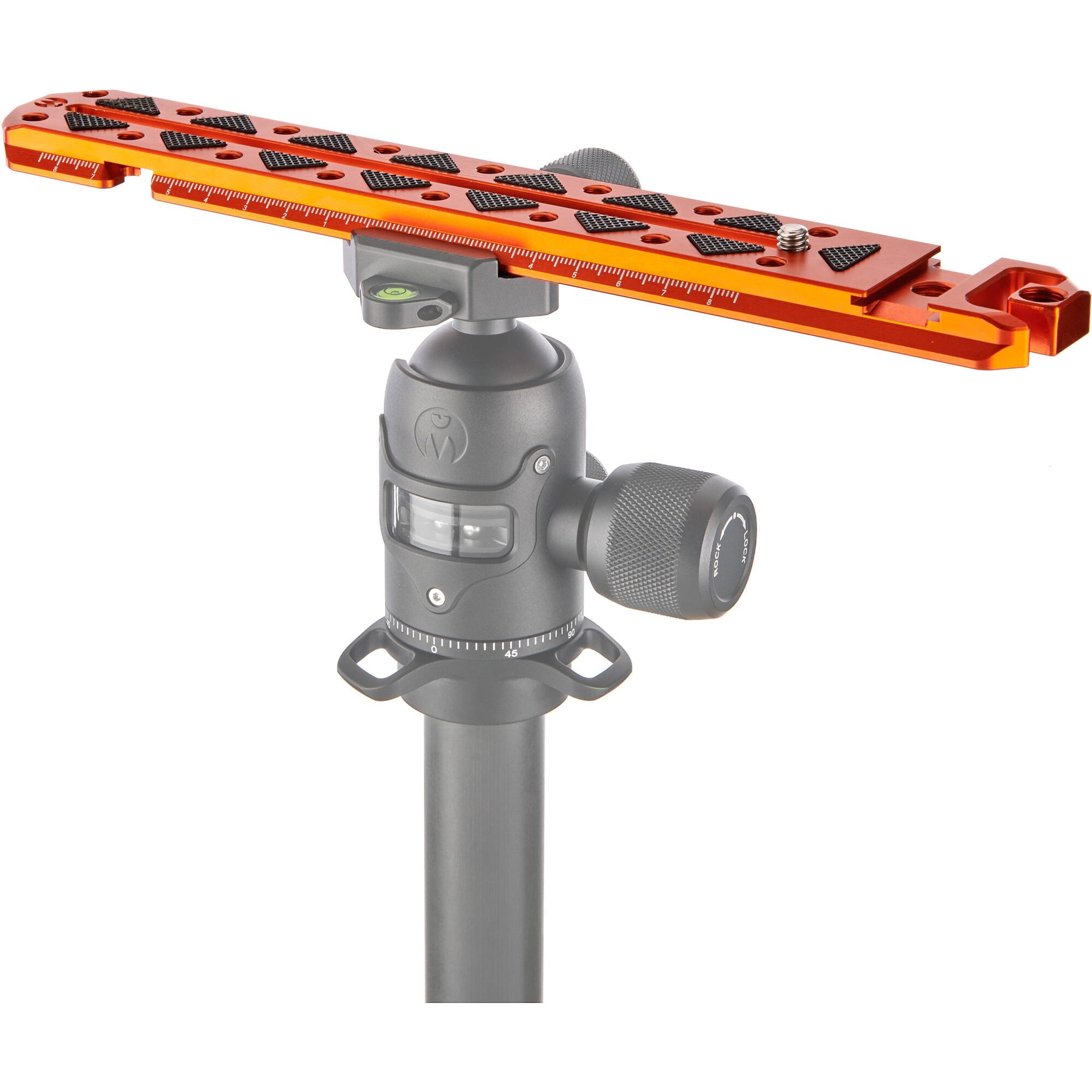3 Legged Thing 250mm Ultra Plate in copper finish with multiple mounting points for cameras and accessories.