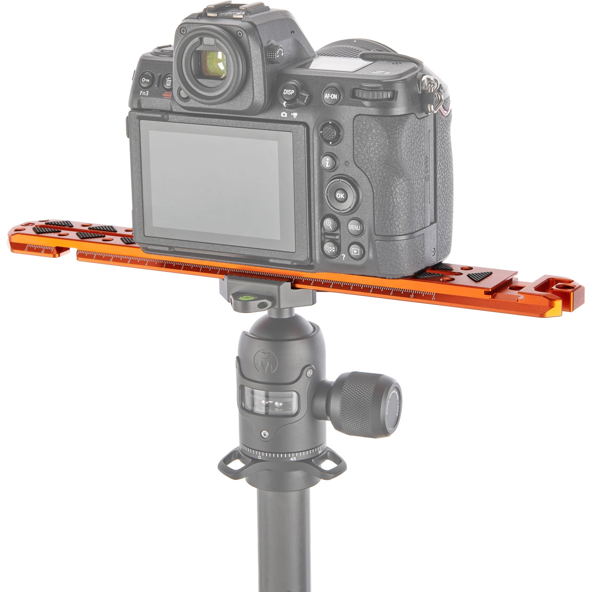 3 Legged Thing 300mm Ultra Plate in copper finish with extended design and multiple mounting options.