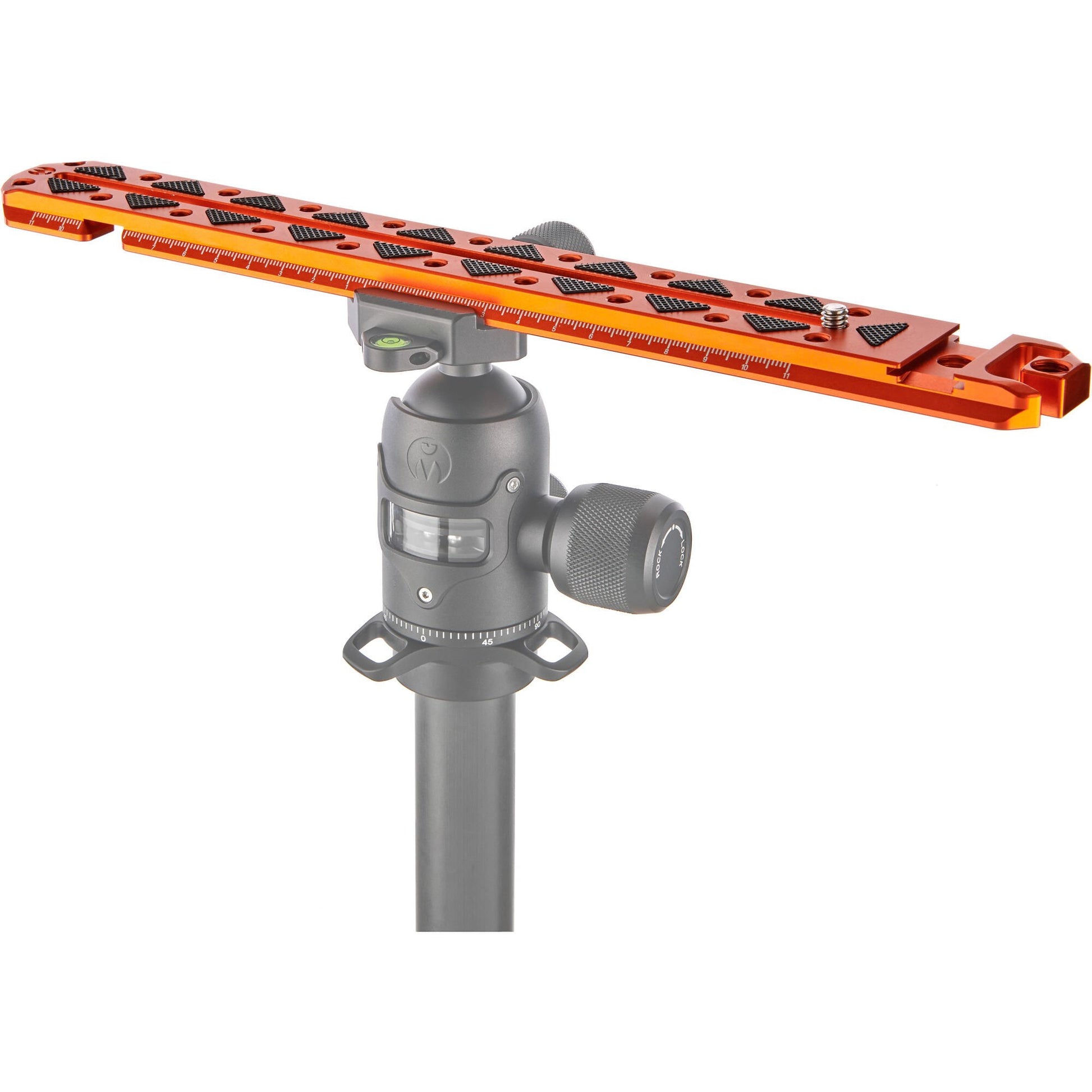 3 Legged Thing 300mm Ultra Plate in copper finish with extended design and multiple mounting options.