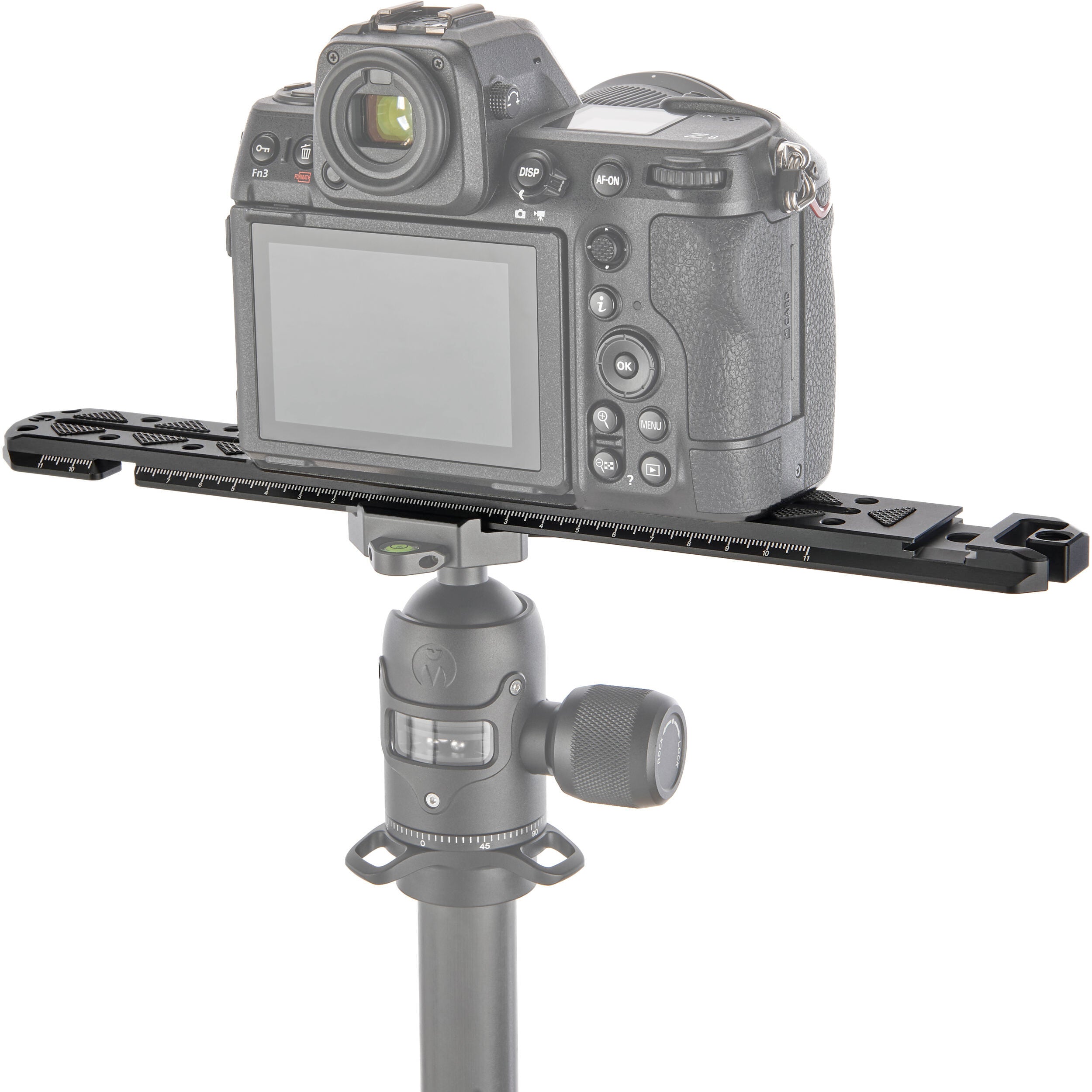 3 Legged Thing 300mm Ultra Plate in darkness finish with extended design and multiple mounting options.