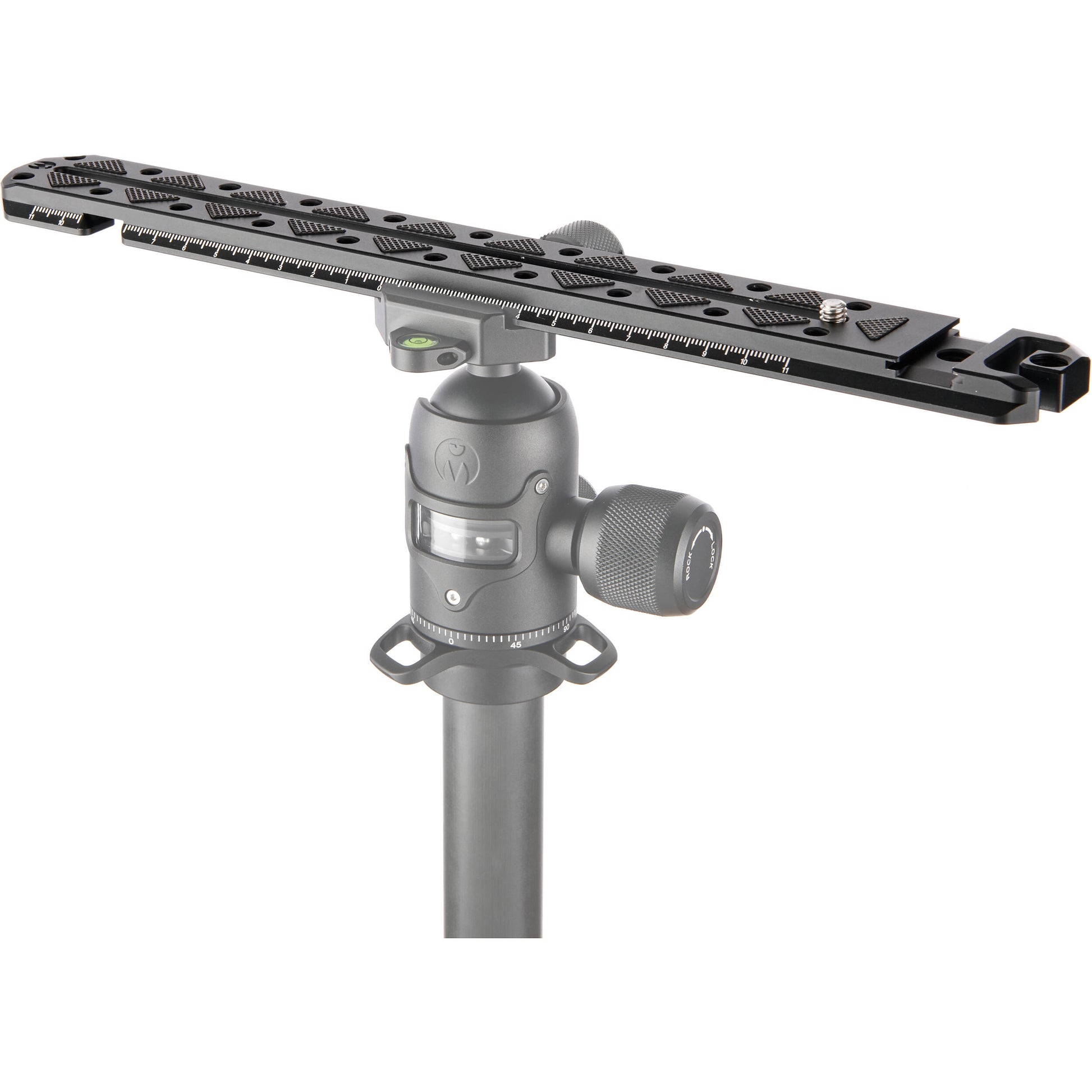 3 Legged Thing 300mm Ultra Plate in darkness finish with extended design and multiple mounting options.