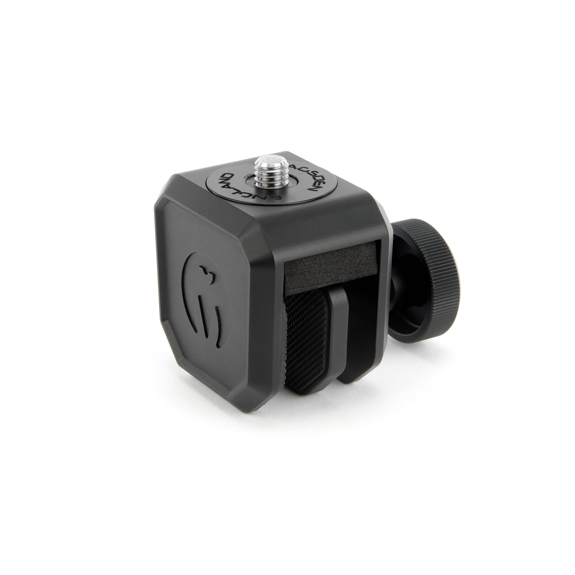 Window Mount Clamp for securely mounting cameras on vehicle windows, with rubber padding to protect glass.