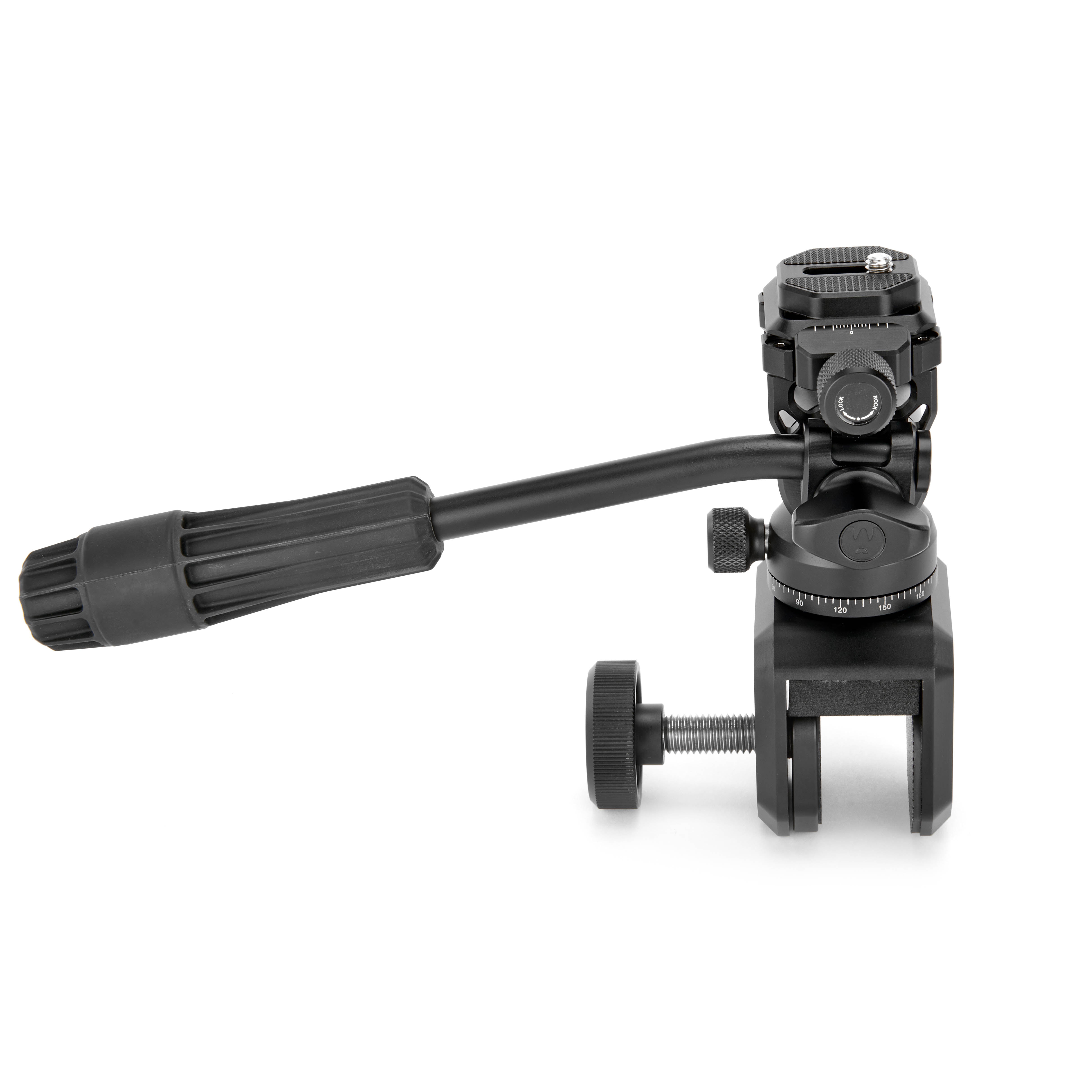 3LT Window Mount Clamp with AirHed Trinity for stable 360˚ camera panning.