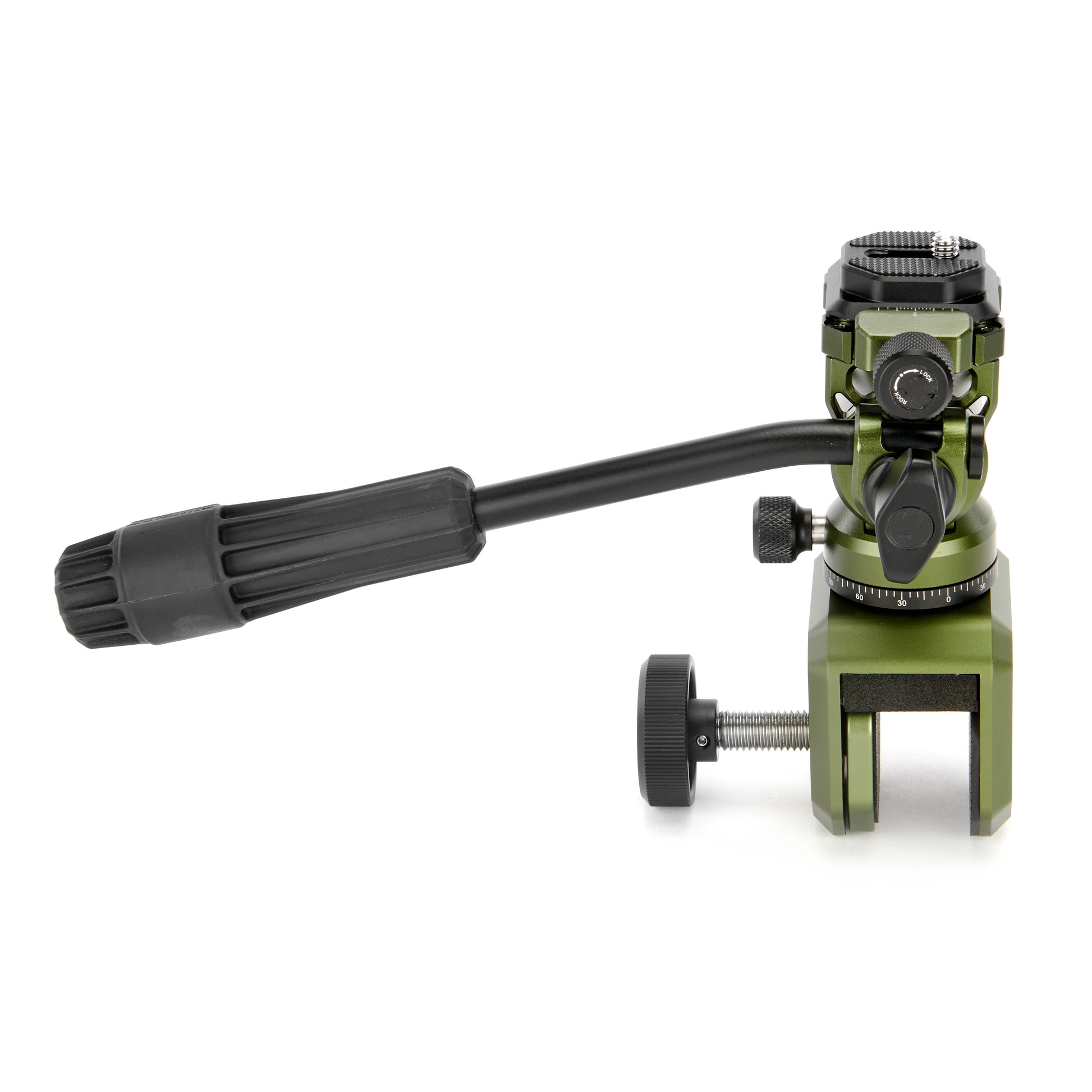 3LT Window Mount Clamp with AirHed Trinity for stable 360˚ camera panning.