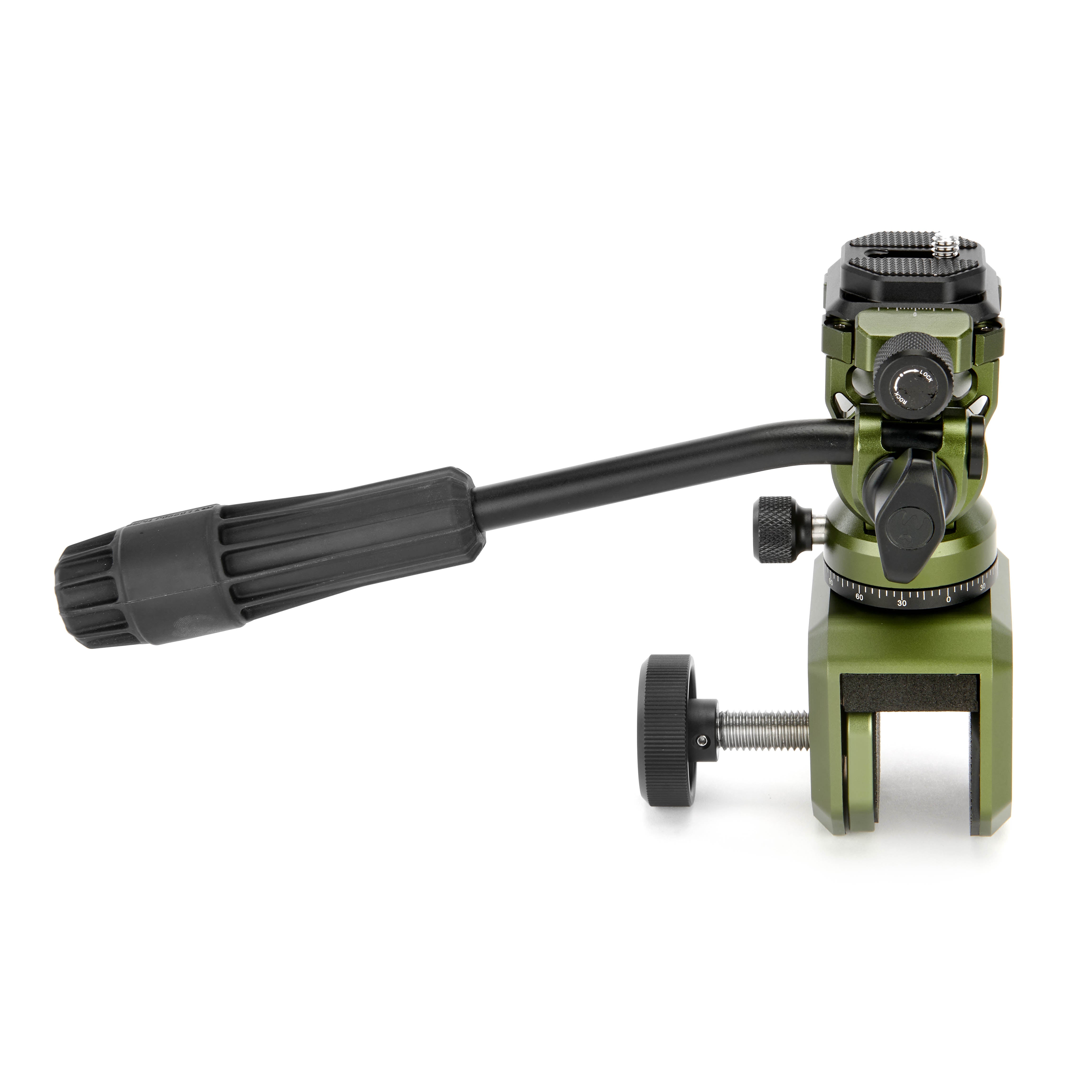 3LT Window Mount Clamp with AirHed Trinity for stable 360˚ camera panning.