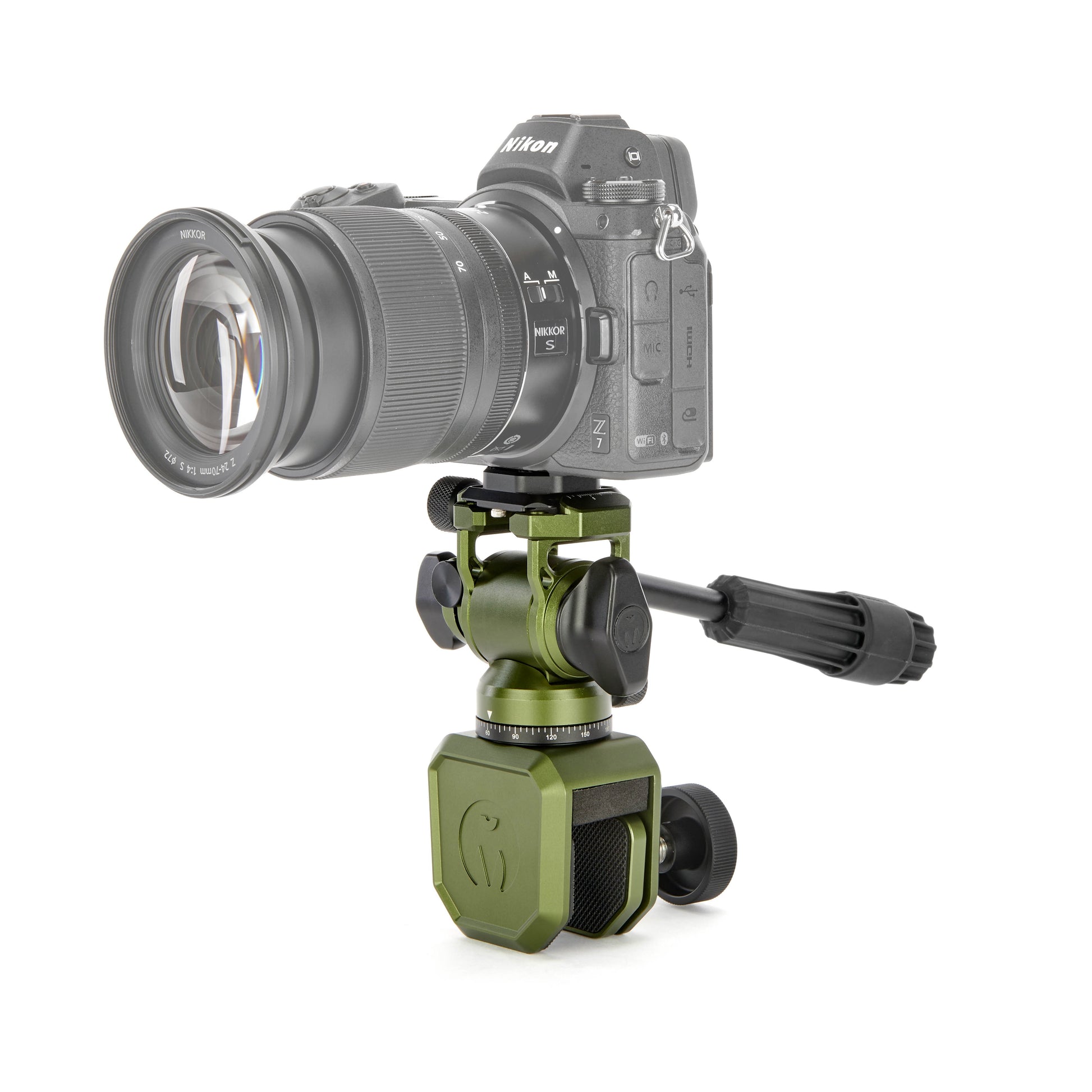 3LT Window Mount Clamp with AirHed Trinity for stable 360˚ camera panning.