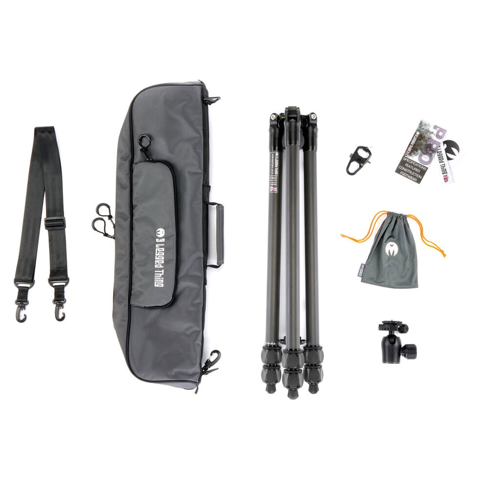 3 Legged Thing Winston 2.0 tripod with AirHed Pro – a robust carbon fibre tripod offering exceptional stability, precision ball head control, and heavy load support for professional photography.