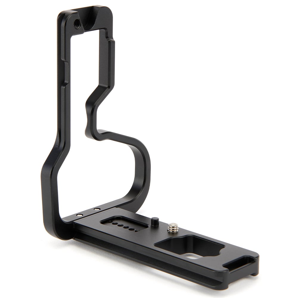 3 Legged Thing Zaara black L-Bracket custom-designed for Nikon Z9 with Arca-Swiss compatibility.