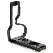3 Legged Thing Zaara black L-Bracket custom-designed for Nikon Z9 with Arca-Swiss compatibility.