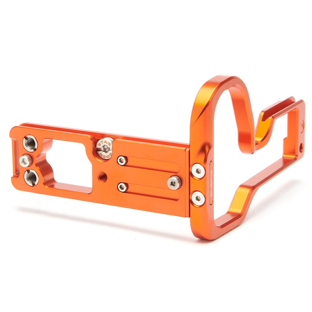 3 Legged Thing Zaara copper L-Bracket custom-designed for Nikon Z9 with Arca-Swiss compatibility.