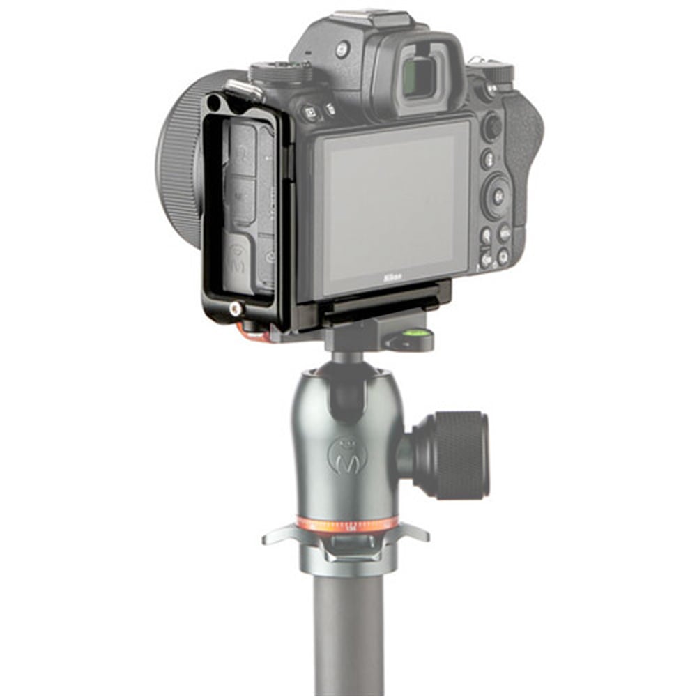 3 Legged Thing Zelda L-Bracket for Nikon Z-series cameras in grey with Arca-Swiss compatibility.