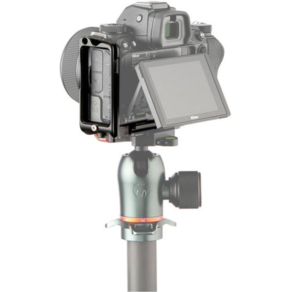 3 Legged Thing Zelda L-Bracket for Nikon Z-series cameras in grey with Arca-Swiss compatibility.
