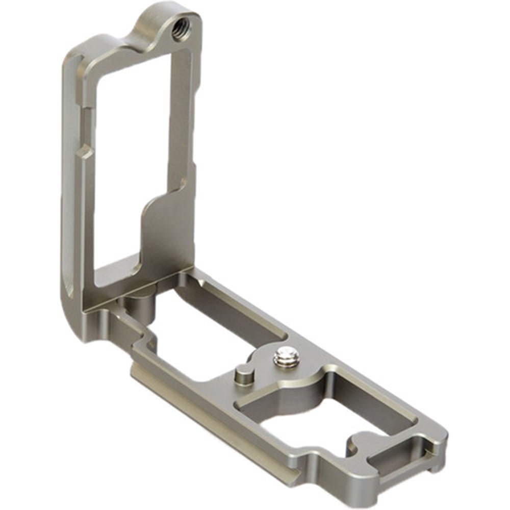 3 Legged Thing Zelda L-Bracket for Nikon Z-series cameras in grey with Arca-Swiss compatibility.