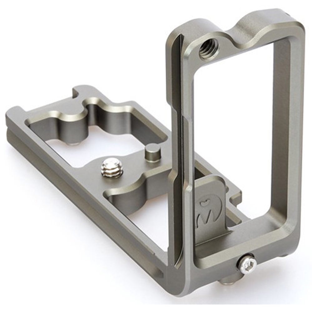 3 Legged Thing Zelda L-Bracket for Nikon Z-series cameras in grey with Arca-Swiss compatibility.