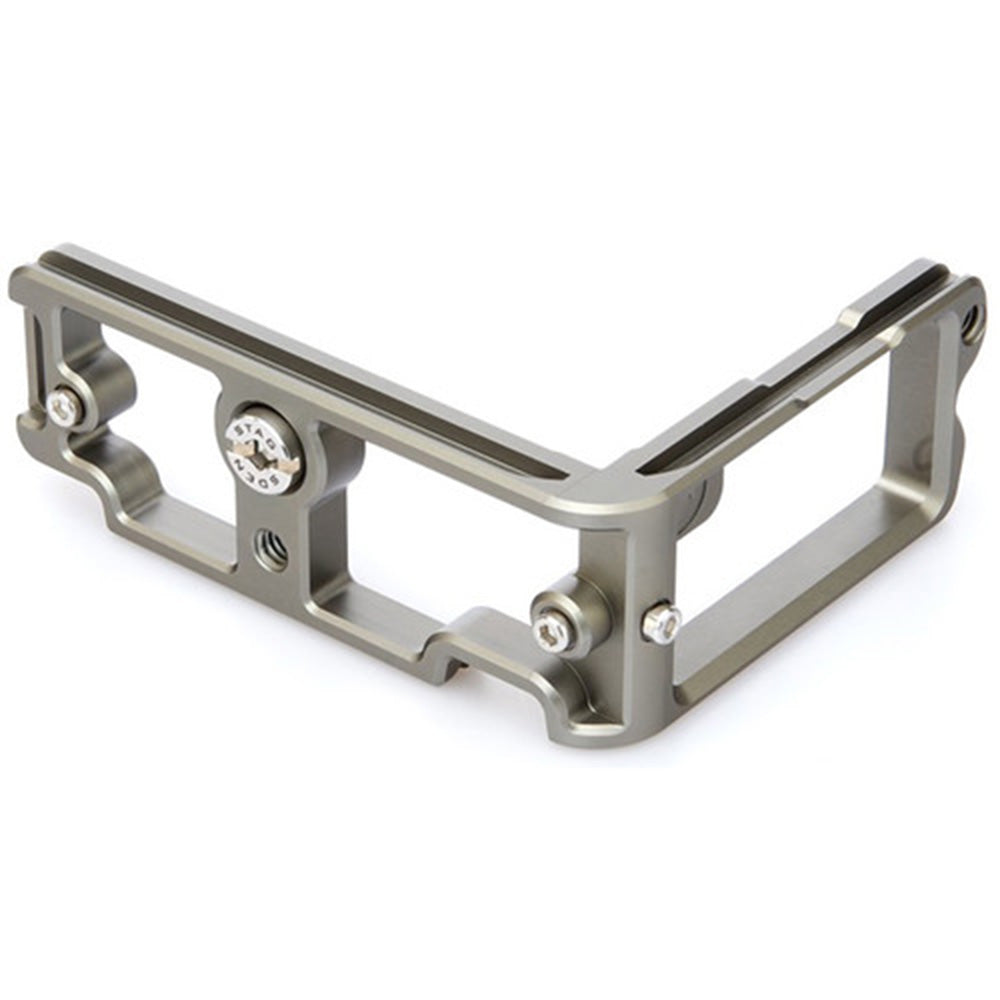3 Legged Thing Zelda L-Bracket for Nikon Z-series cameras in grey with Arca-Swiss compatibility.
