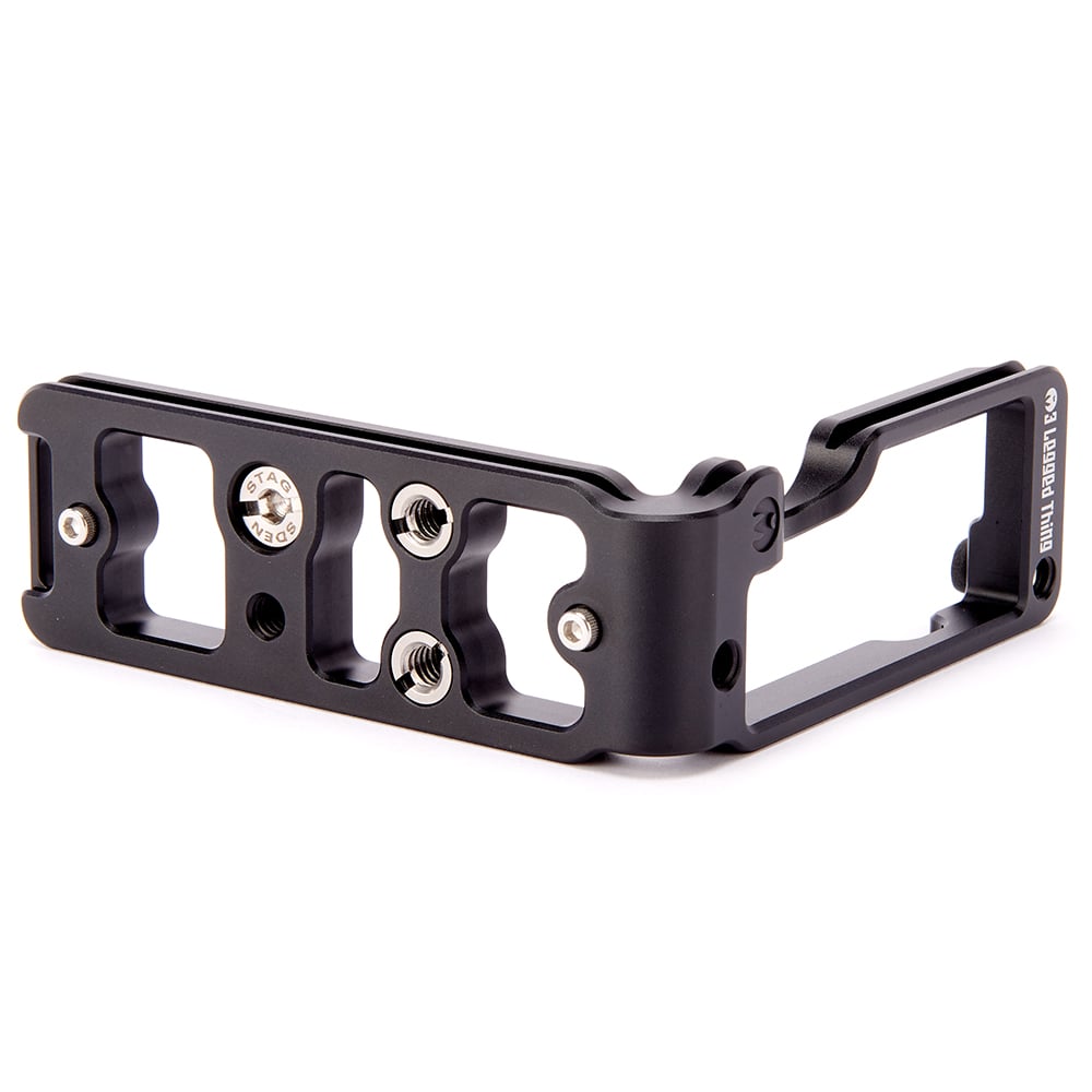 3 Legged Thing Zooey L-Bracket designed for Nikon Z8 mirrorless camera with Arca-Swiss compatibility.