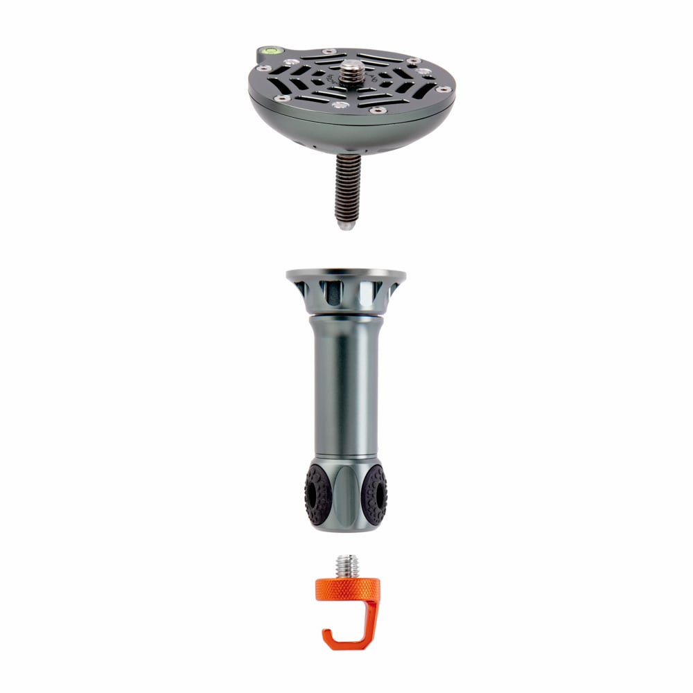 3 Legged Thing 75mm Half Bowl Leveller – tripod accessory for quick, accurate camera levelling in video, panorama, and landscape photography.