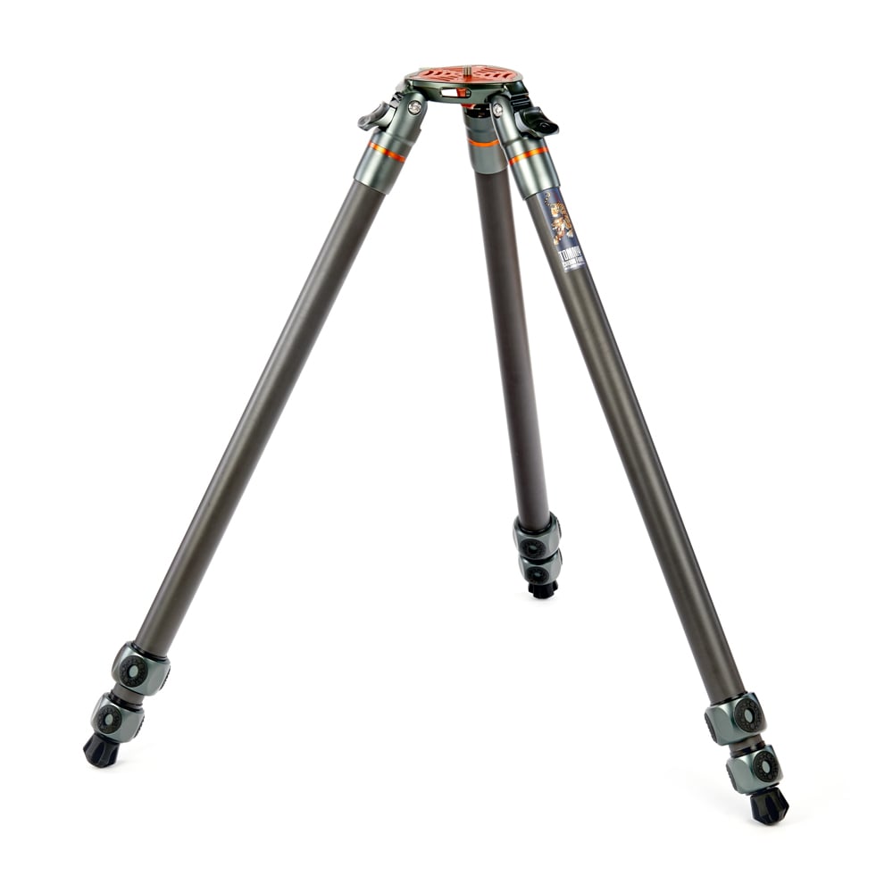 3 Legged Thing Legends Tommy Carbon Fibre Tripod (Grey) with robust design and heavy-duty support for professional photography setups.