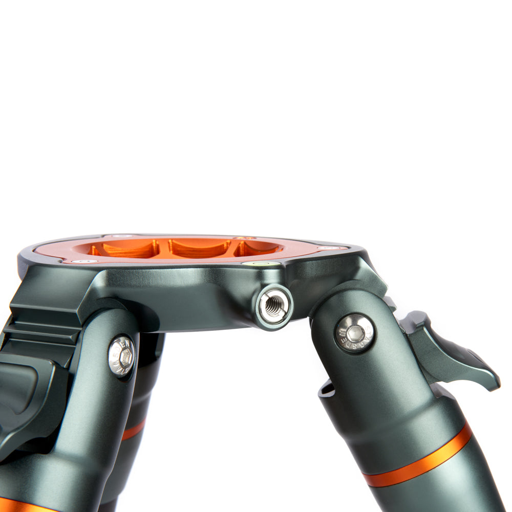 3 Legged Thing Legends Tommy Carbon Fibre Tripod (Grey) with robust design and heavy-duty support for professional photography setups.