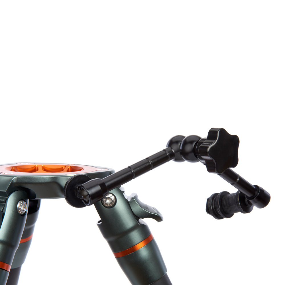 3 Legged Thing Legends Tommy Carbon Fibre Tripod (Grey) with robust design and heavy-duty support for professional photography setups.