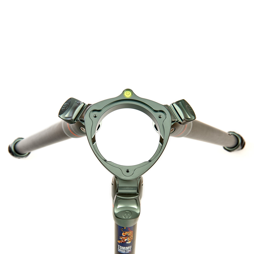 3 Legged Thing Legends Tommy Carbon Fibre Tripod (Grey) with robust design and heavy-duty support for professional photography setups.