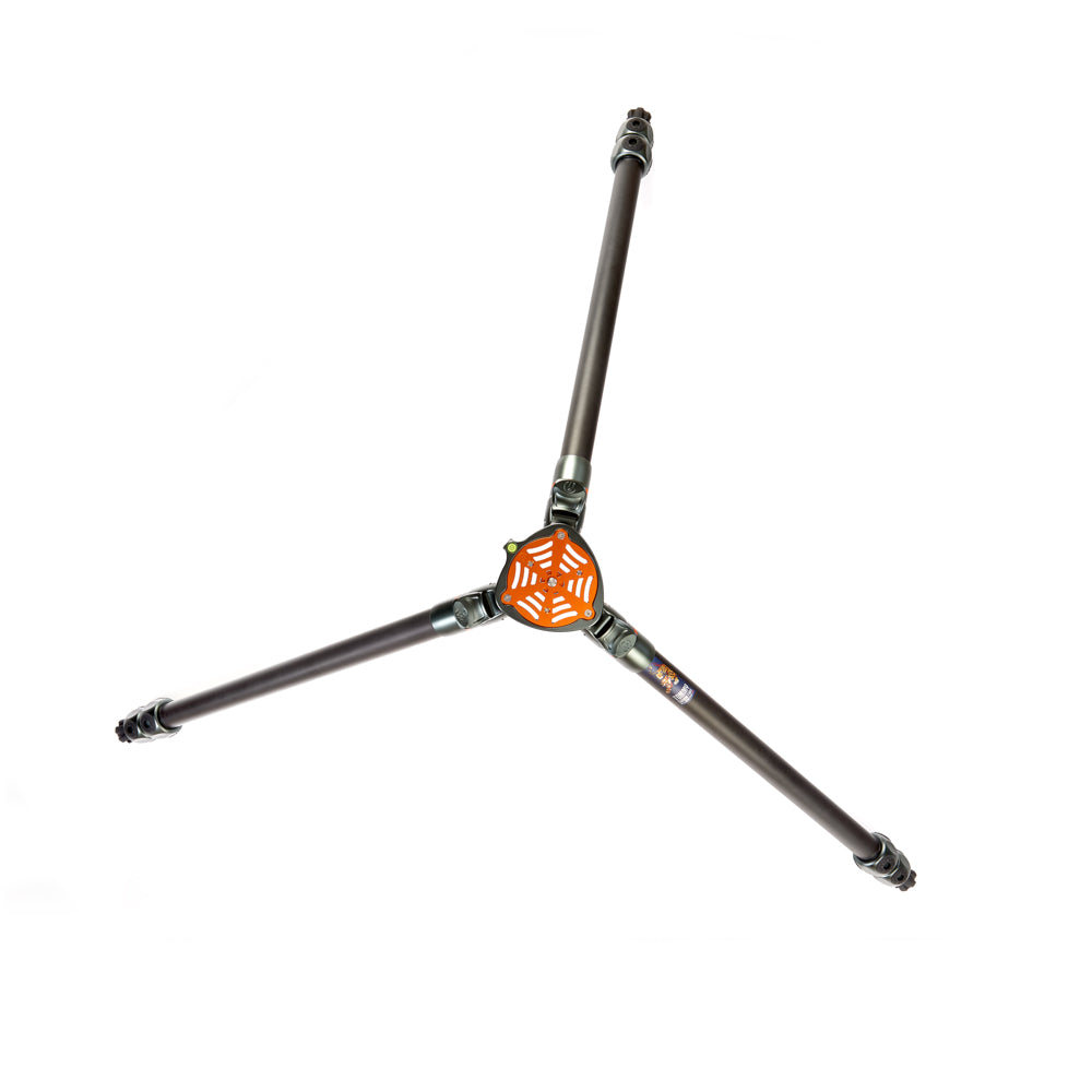 3 Legged Thing Legends Tommy Carbon Fibre Tripod (Grey) with robust design and heavy-duty support for professional photography setups.