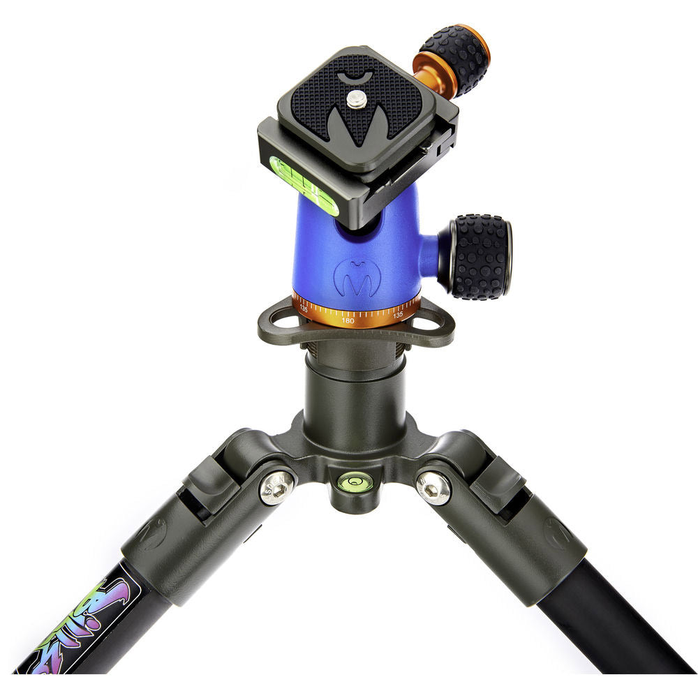 3 Legged Thing Punks Billy Tripod with AirHed Neo Ball Head in blue for stable, versatile photography support.