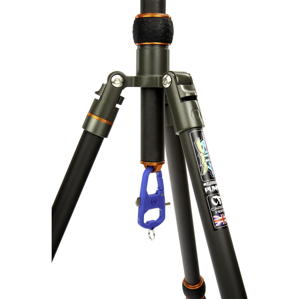 3 Legged Thing Punks Billy Tripod with AirHed Neo Ball Head in blue for stable, versatile photography support.