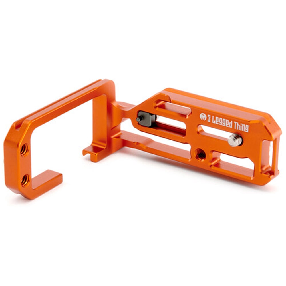 3 Legged Thing Roxie-C Bracket for Canon EOS R5 & R6 in copper, Arca-Swiss compatible, durable aluminium design.