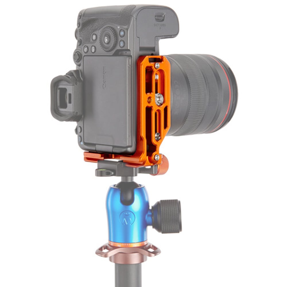 3 Legged Thing Roxie-C Bracket for Canon EOS R5 & R6 in copper, Arca-Swiss compatible, durable aluminium design.