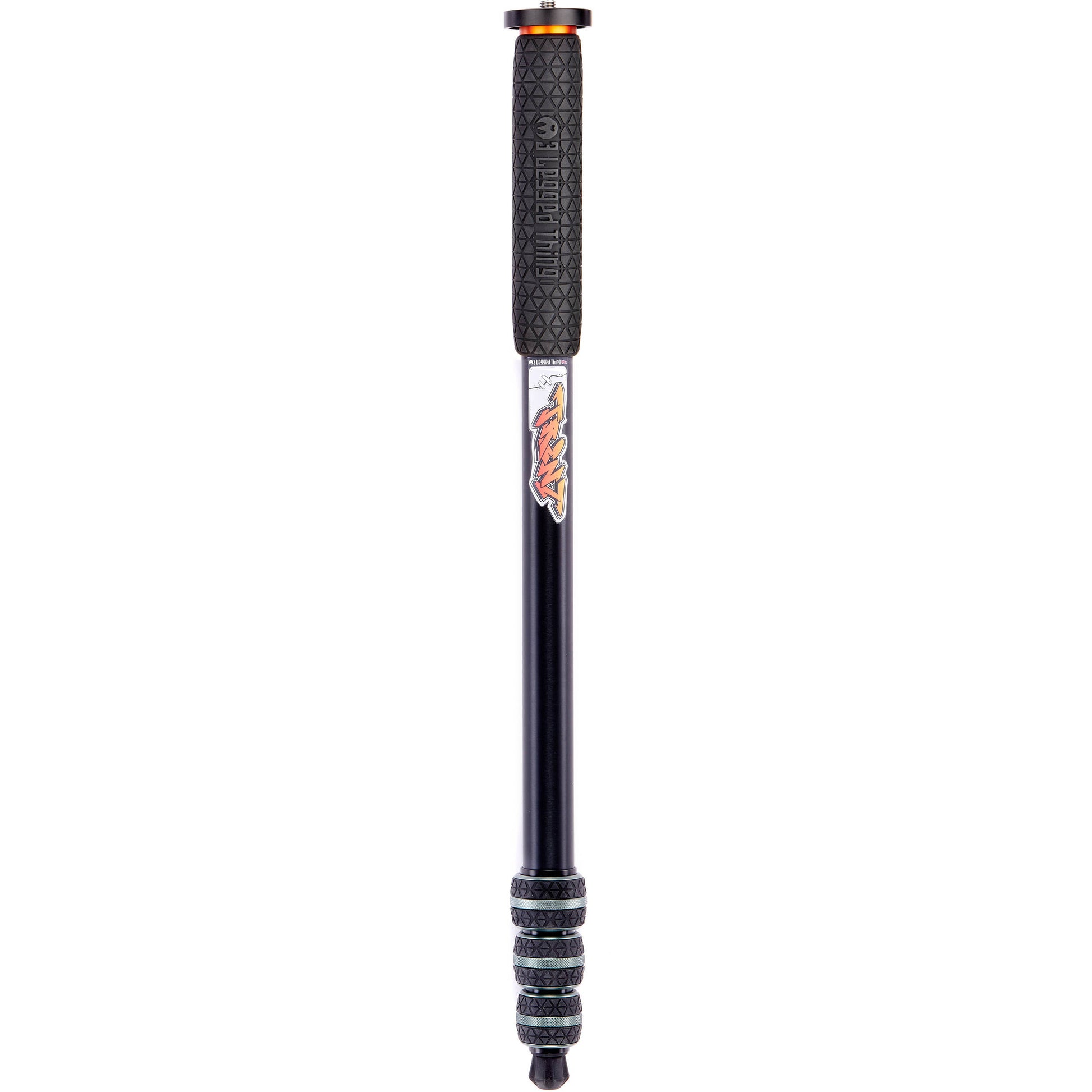 3 Legged Thing Trent Monopod Superkit in grey with interchangeable tripod footwear for professional stability.