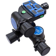 Benro GD3WH 3-Way Geared Head, precise and smooth adjustments for tripod-mounted cameras in photography and studio work.