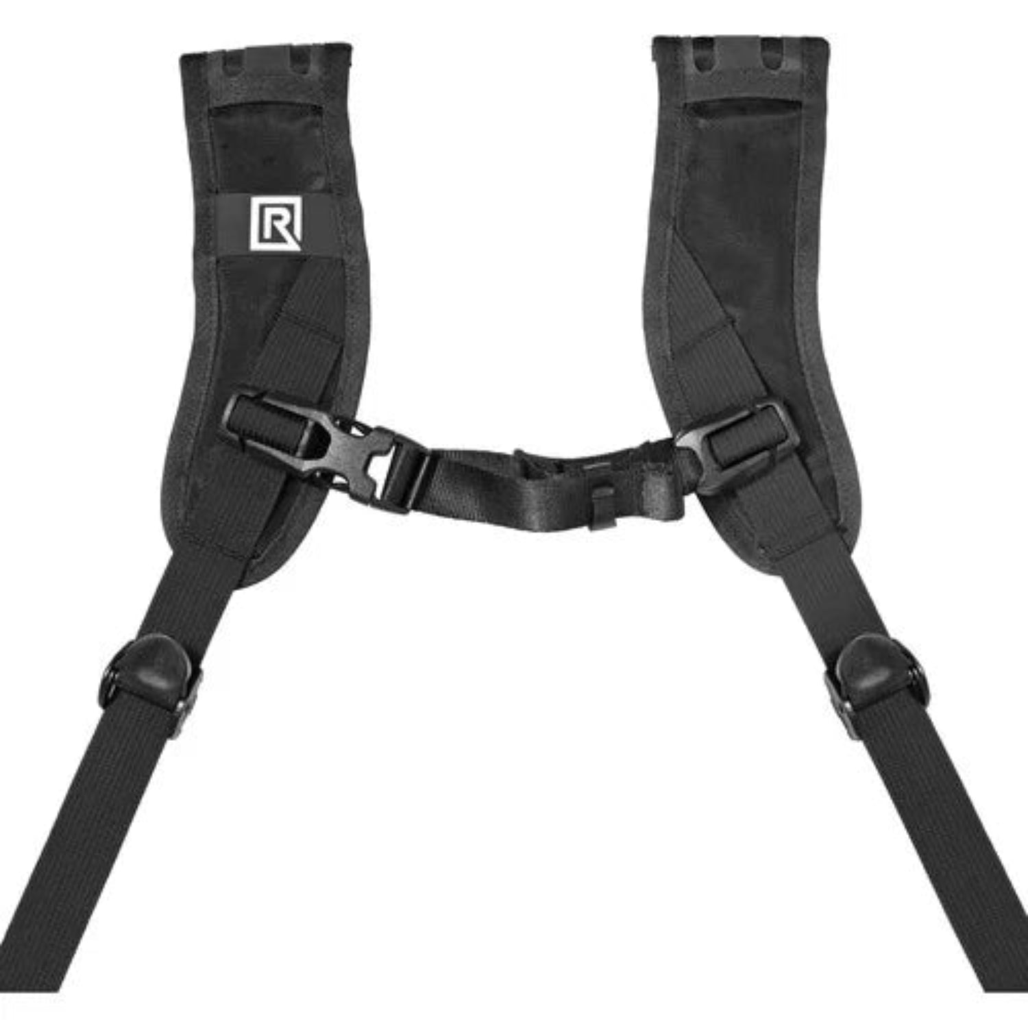Be ready for action with the Double Breathe Harness that lets you rest two cameras upside-down along your hips in style.