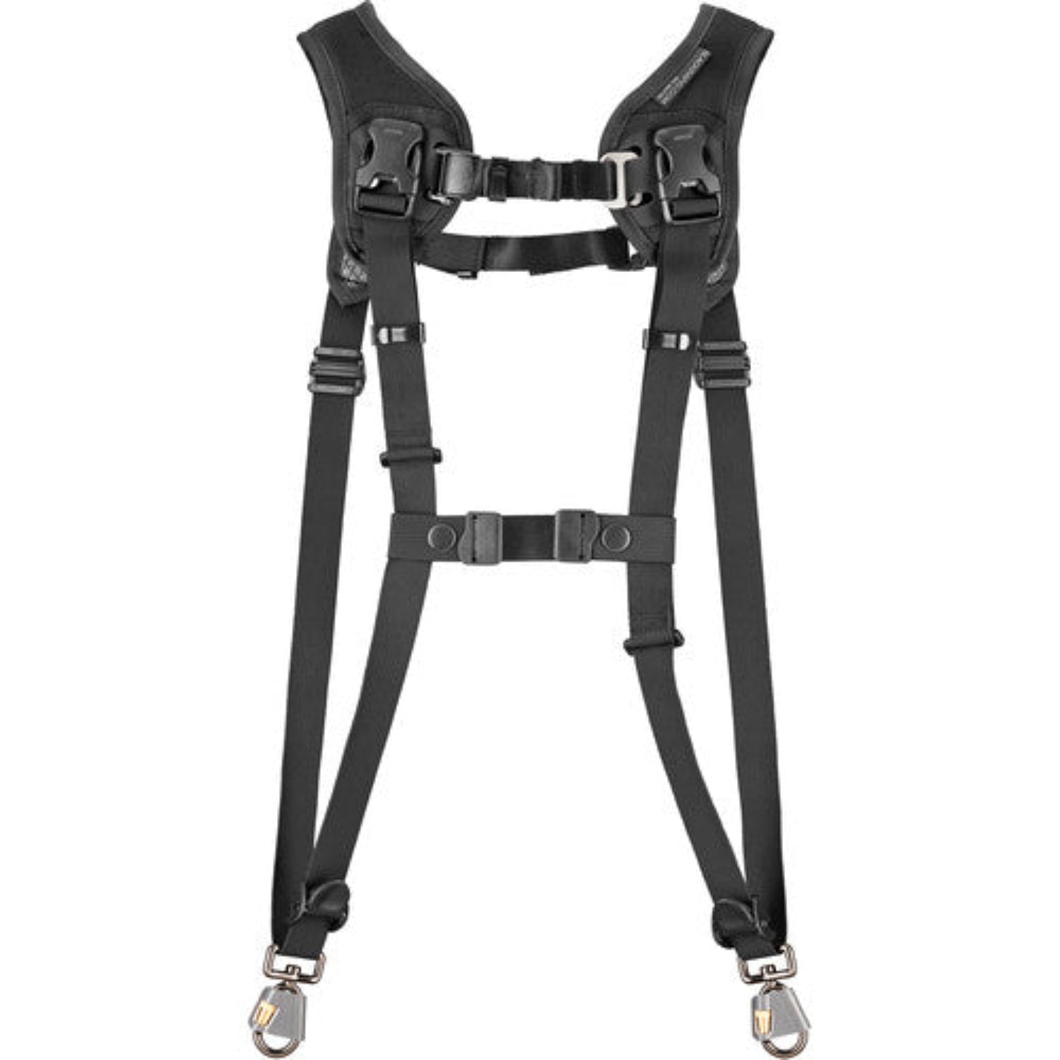 Designed with the utmost comfort in mind and with a well-ventilated nylon-webbed harness, including non-slip mesh pads that cushion your back. 