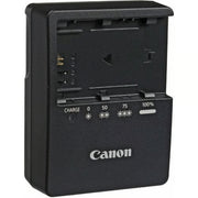 The Canon LC-E6E is a Compact Battery Charger designed for use with the Canon LP-E6 lithium-ion battery utilised by many of the newest Canon DSLR bodies.