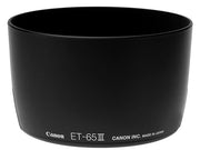 The Canon ET-65 III Lens Hood is compatible with EF 85mm f/1.8 , EF 100mm f/2.0 , EF 135mm f/2.8 Soft , EF 100 - 300mm f/4.5-5.6.