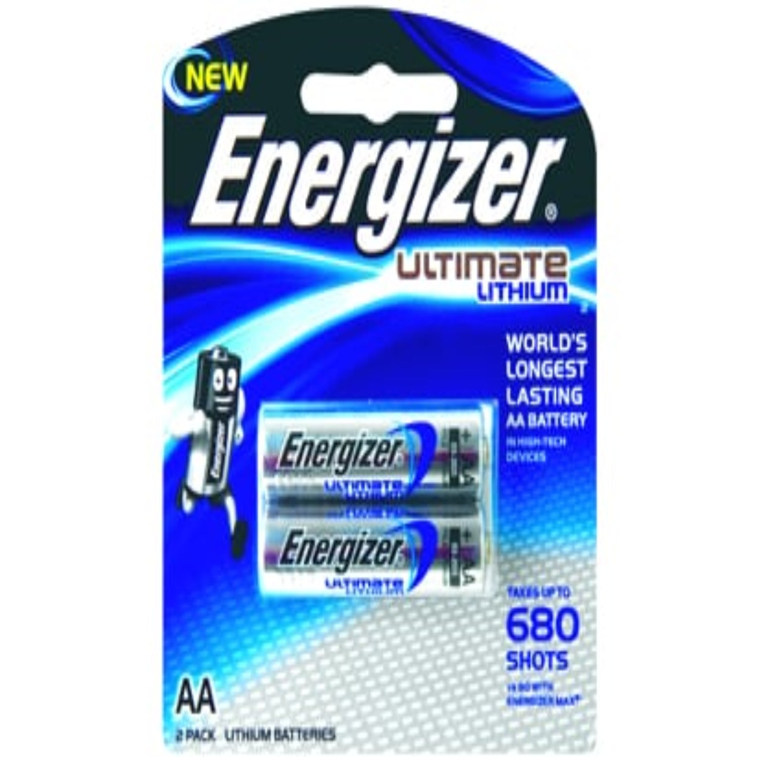 The Energizer Lithium Batteries AA is excellent for high-tech, high-drain devices.