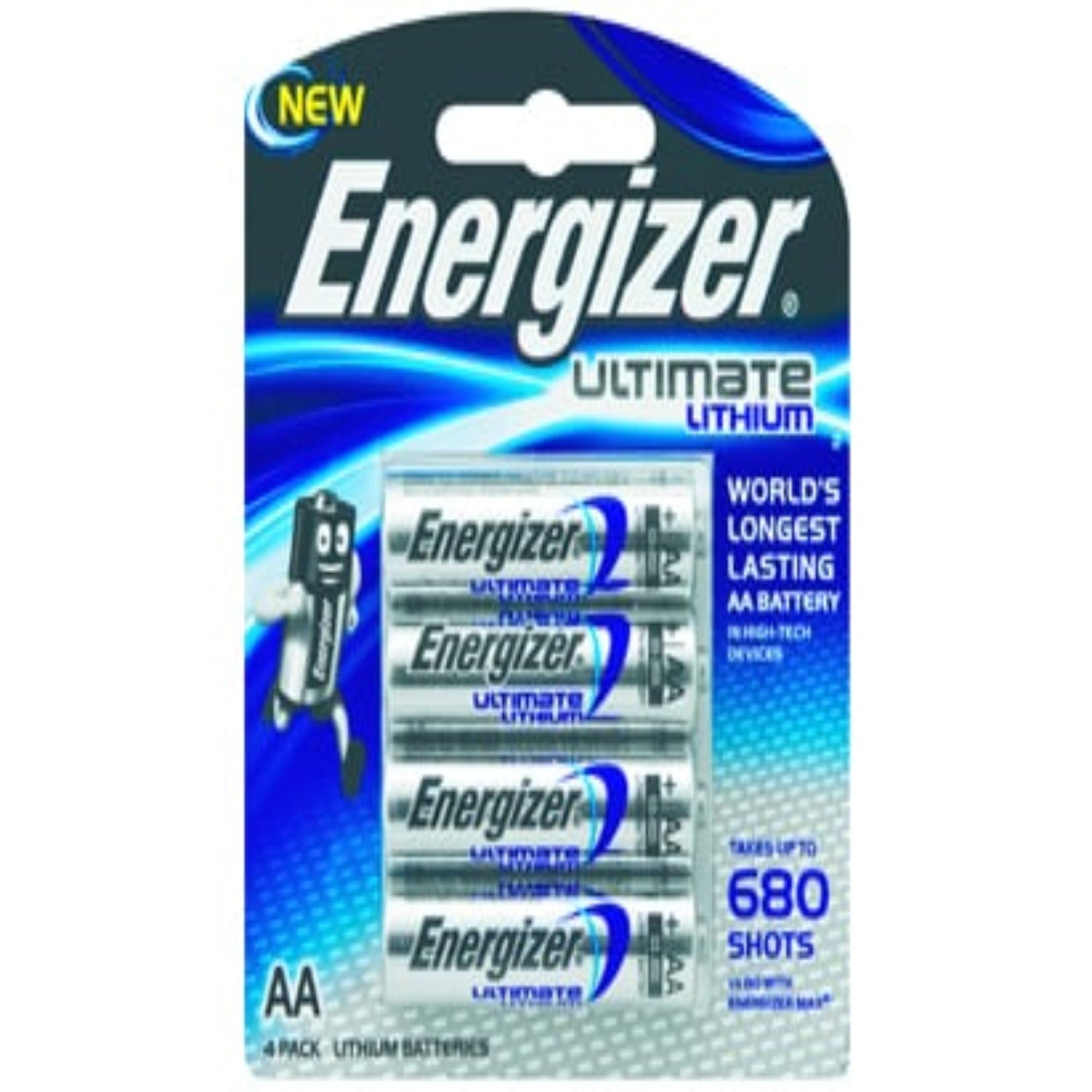 Energizer Lithium AA Card 4 is ideal for use in handheld games, portable audio devices, digital cameras, off-camera flashes and wireless gaming accessories.