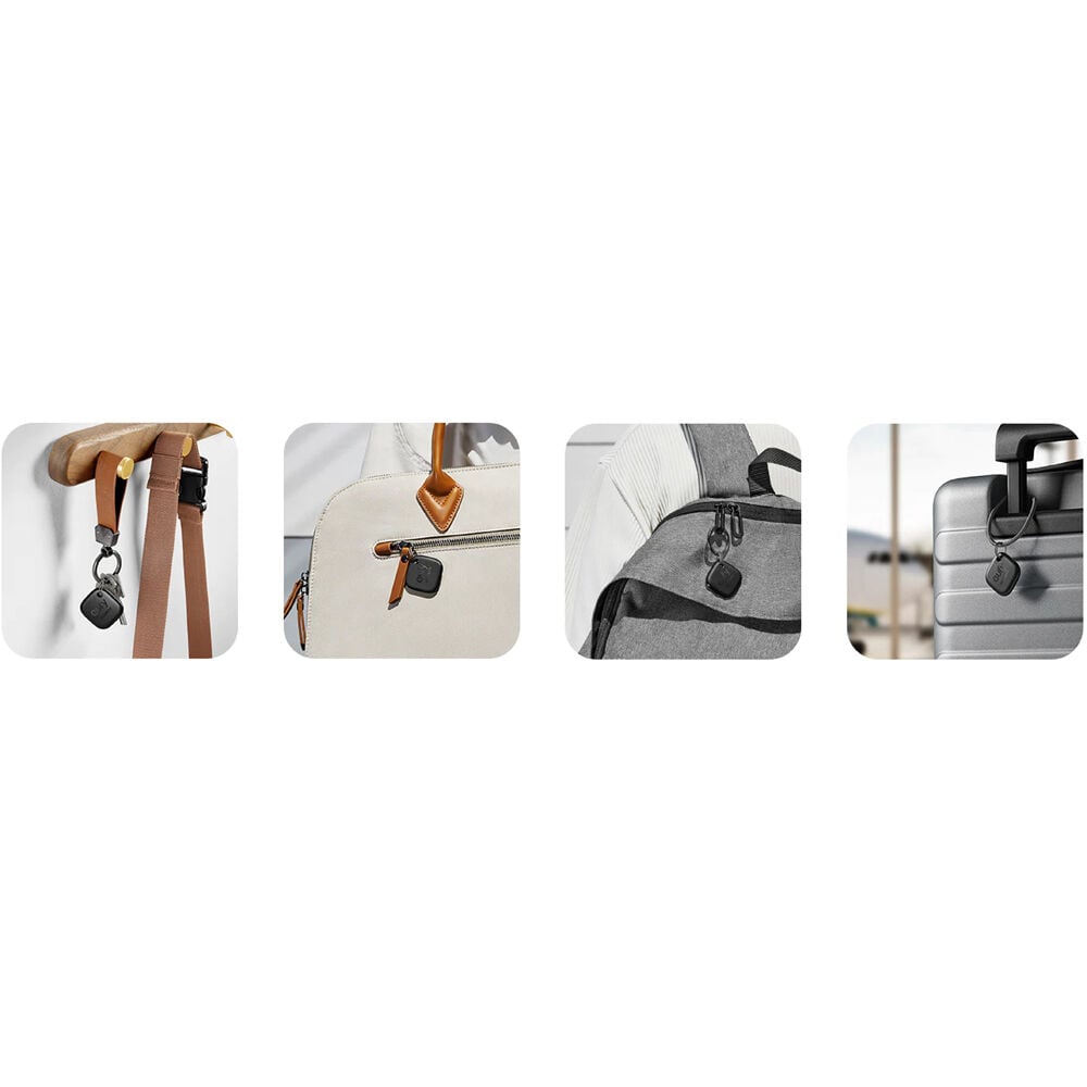 Set of five different bags displayed in a grid on a white background