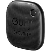 Black Eufy security device on a white background