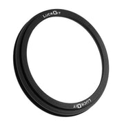 This aluminium adaptor ring allows a 165mm Lucroit filter holder to be fitted to lenses with a 77mm thread.