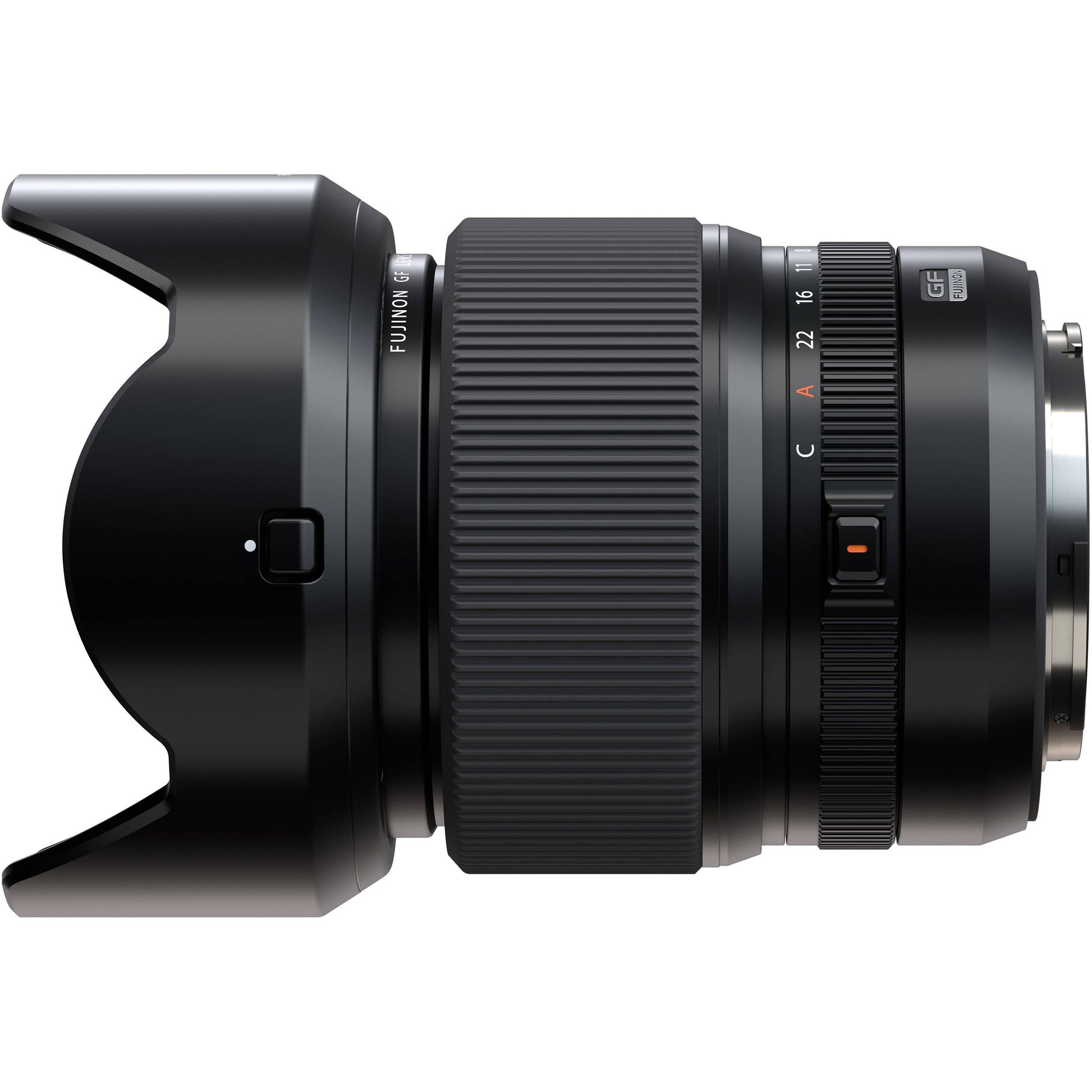 Fujifilm GF 55mm f/1.7 R WR. Medium-format prime with f/1.7, sharp optics, weather-resistant build, and beautiful bokeh for portraits.