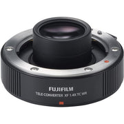 Fujifilm XF 1.4x TC WR Teleconverter – extends XF telephoto lens reach by 1.4x with weather-resistant design.