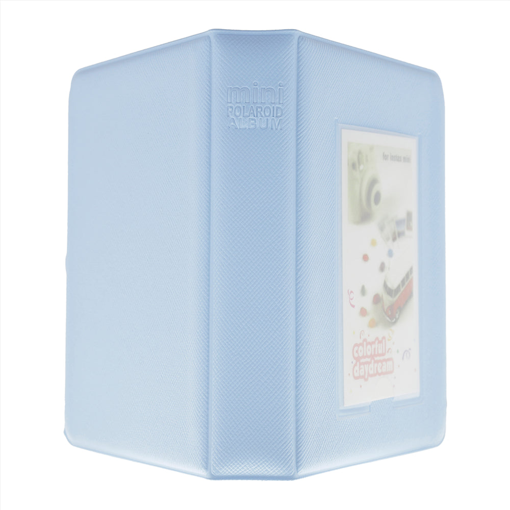 Light blue hexagonal container with a label on a white background