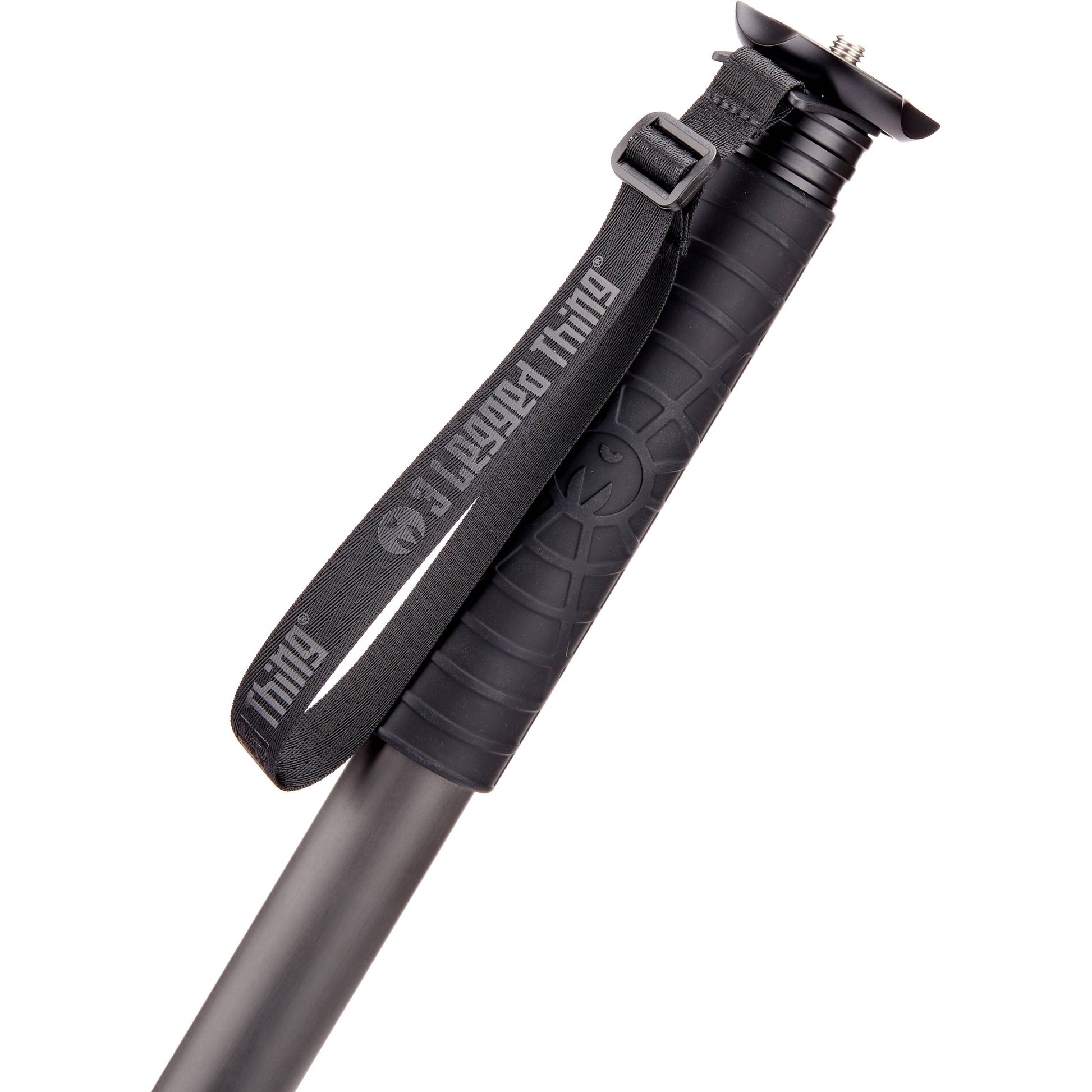 3 Legged Thing Lance Carbon Fibre Monopod (Black) for professional photography and videography, lightweight and adjustable.