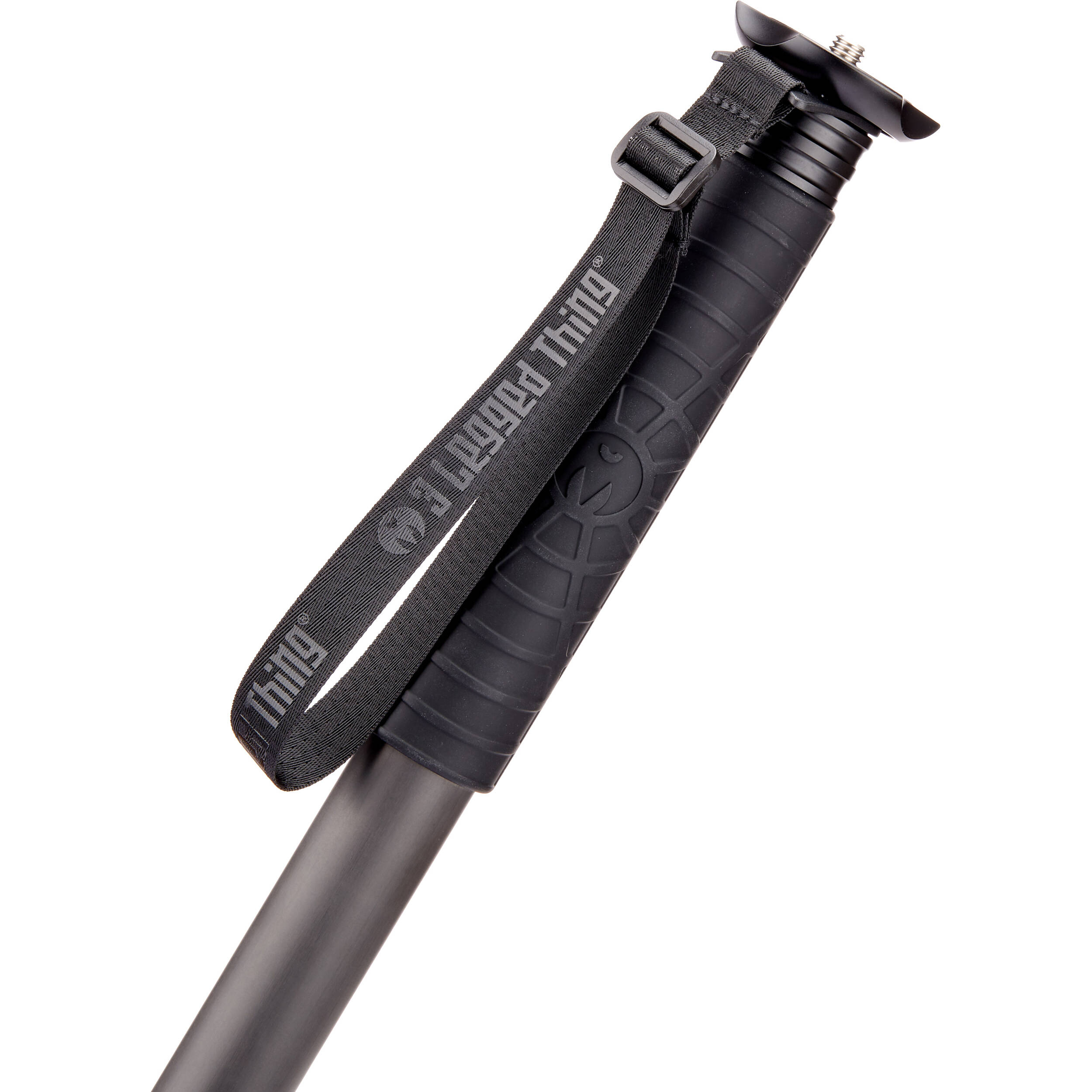 3 Legged Thing Lance Carbon Fibre Monopod (Black) for professional photography and videography, lightweight and adjustable.